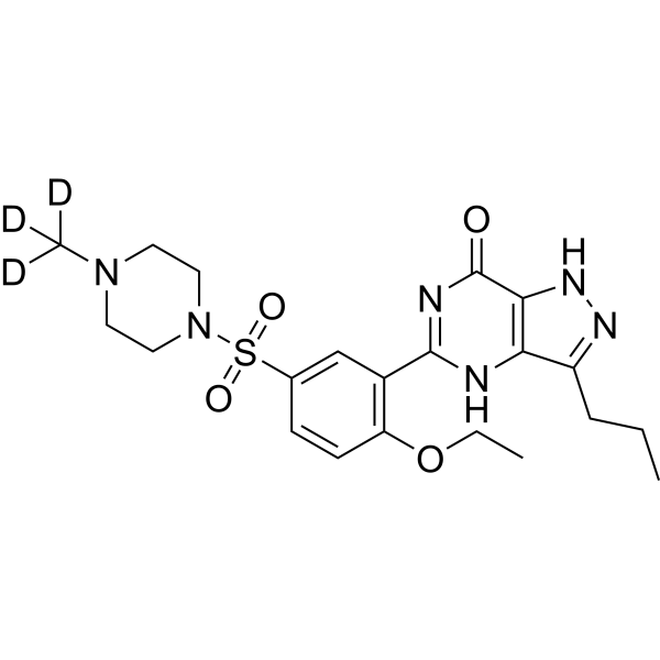 Pyrazole N-Demethyl Sildenafil-d3 1185044-03-4